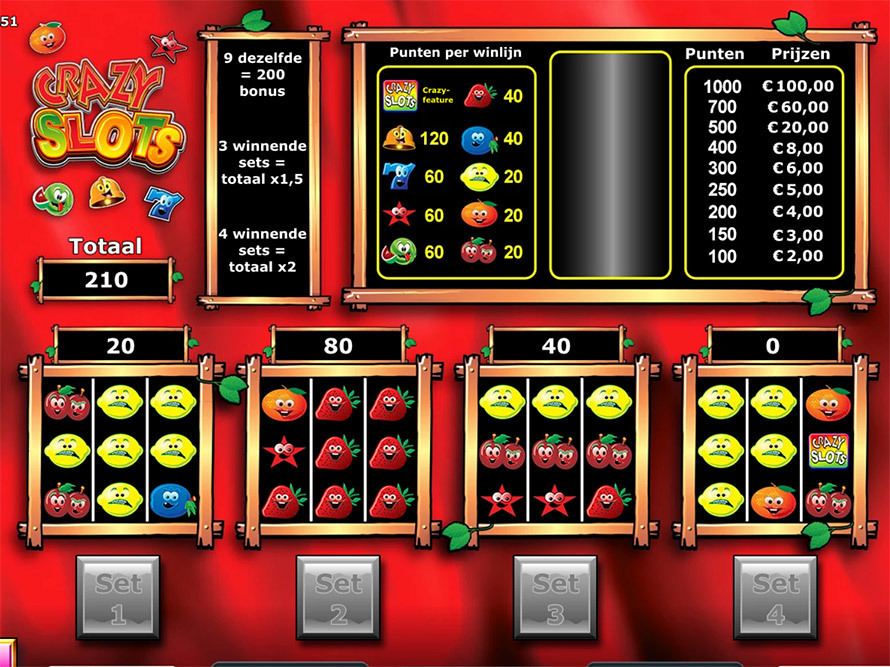 Crazy slot slot game