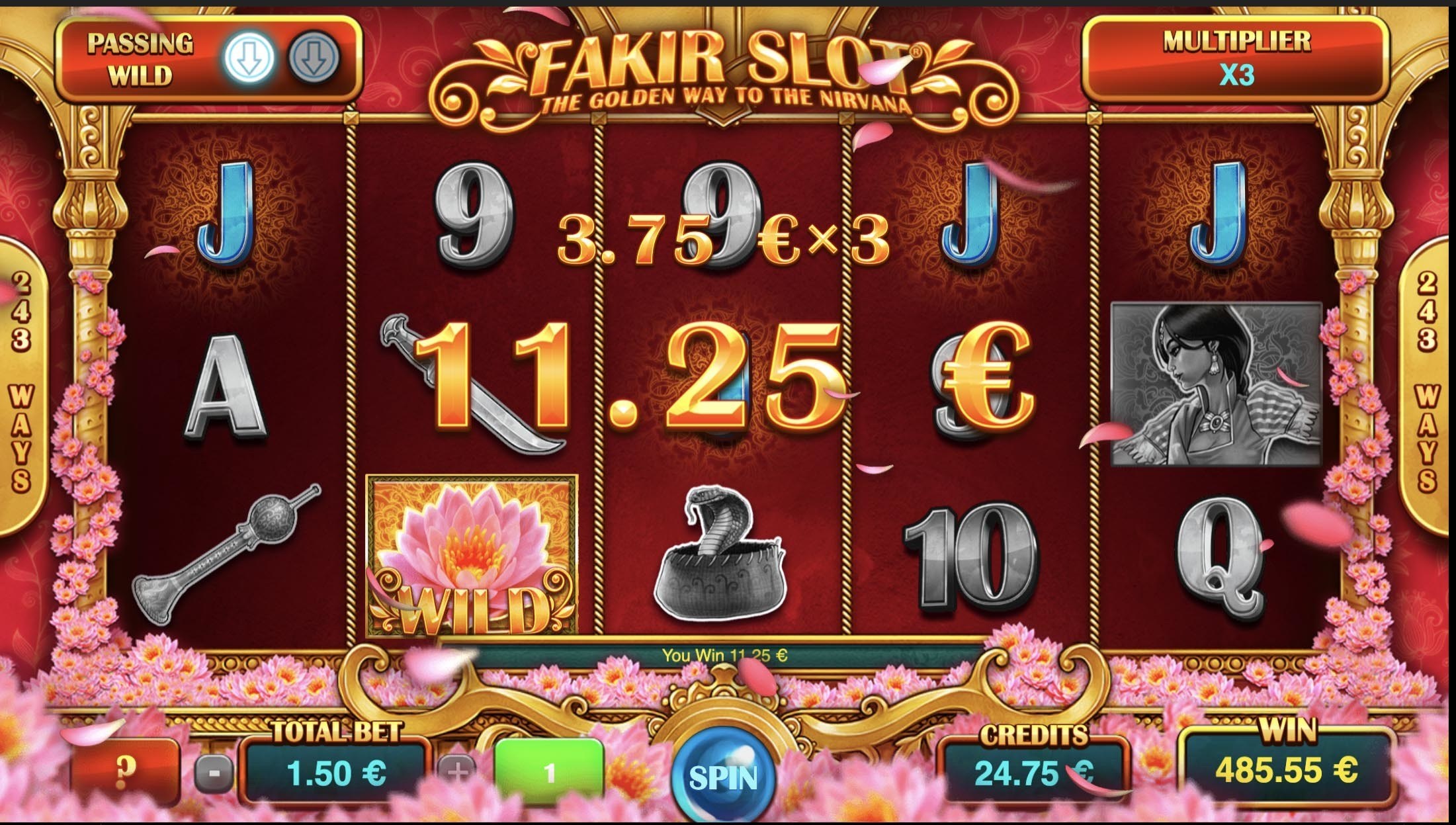 Fakir dice slot